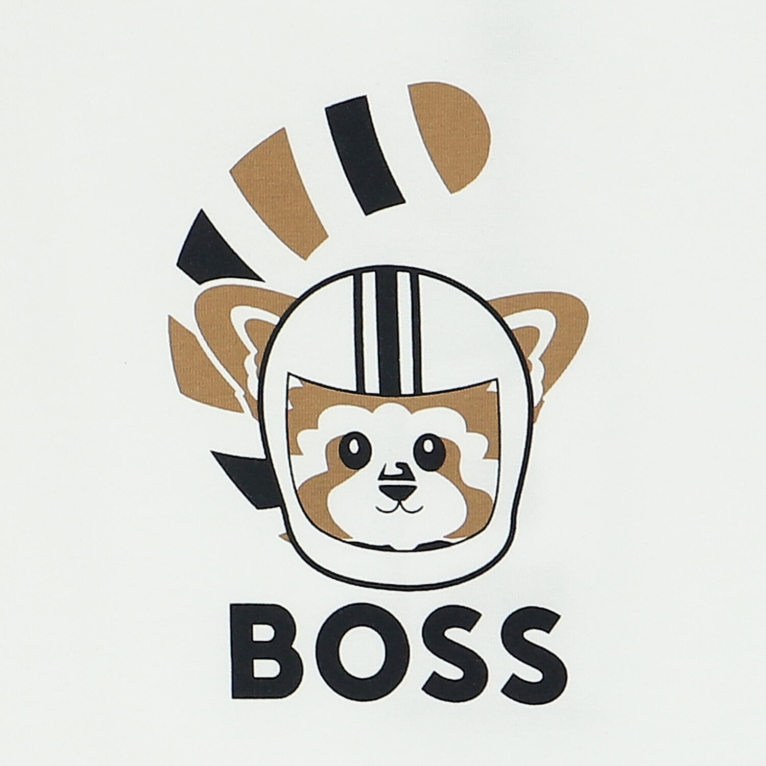 Younger Boys White Logo Long Sleeve Top, 1, hi-res image number null