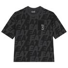 Boys Black Logo T-Shirt, 2, hi-res