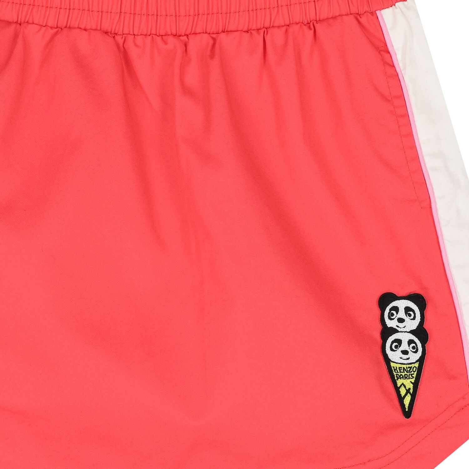 Girls Red Panda Ice Cream Logo Skirt, 1, hi-res