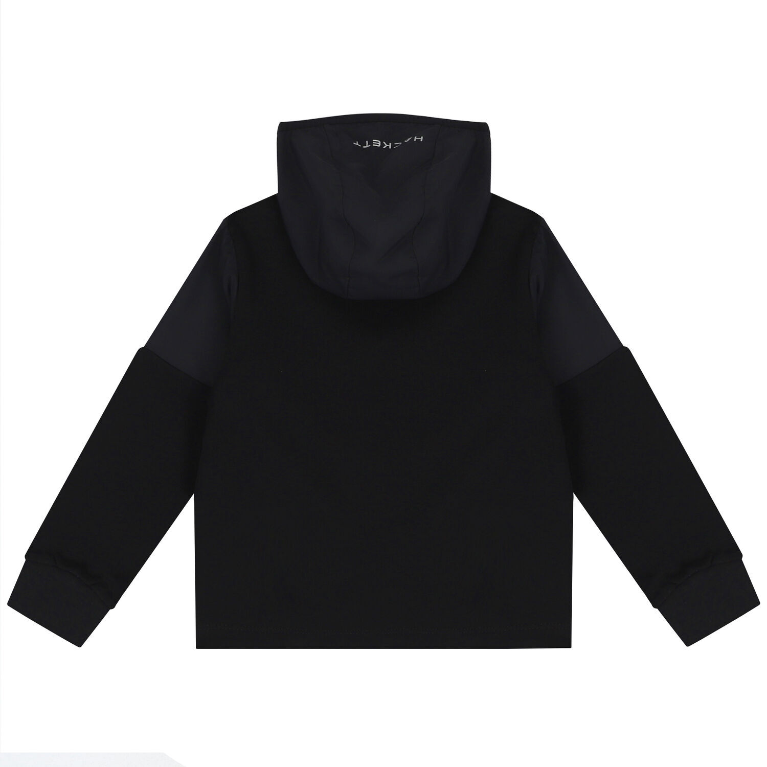Boys Black Aston Martin Logo Hooded Zip Up Top, 1, hi-res image number null