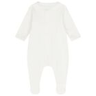 Ivory Logo Babygrow, 1, hi-res