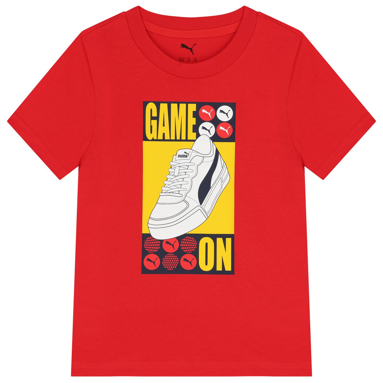 Boys Red Logo T-Shirt, 2, hi-res