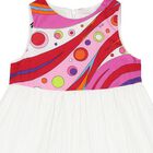 Younger Girls White  Fontane Dress, 1, hi-res