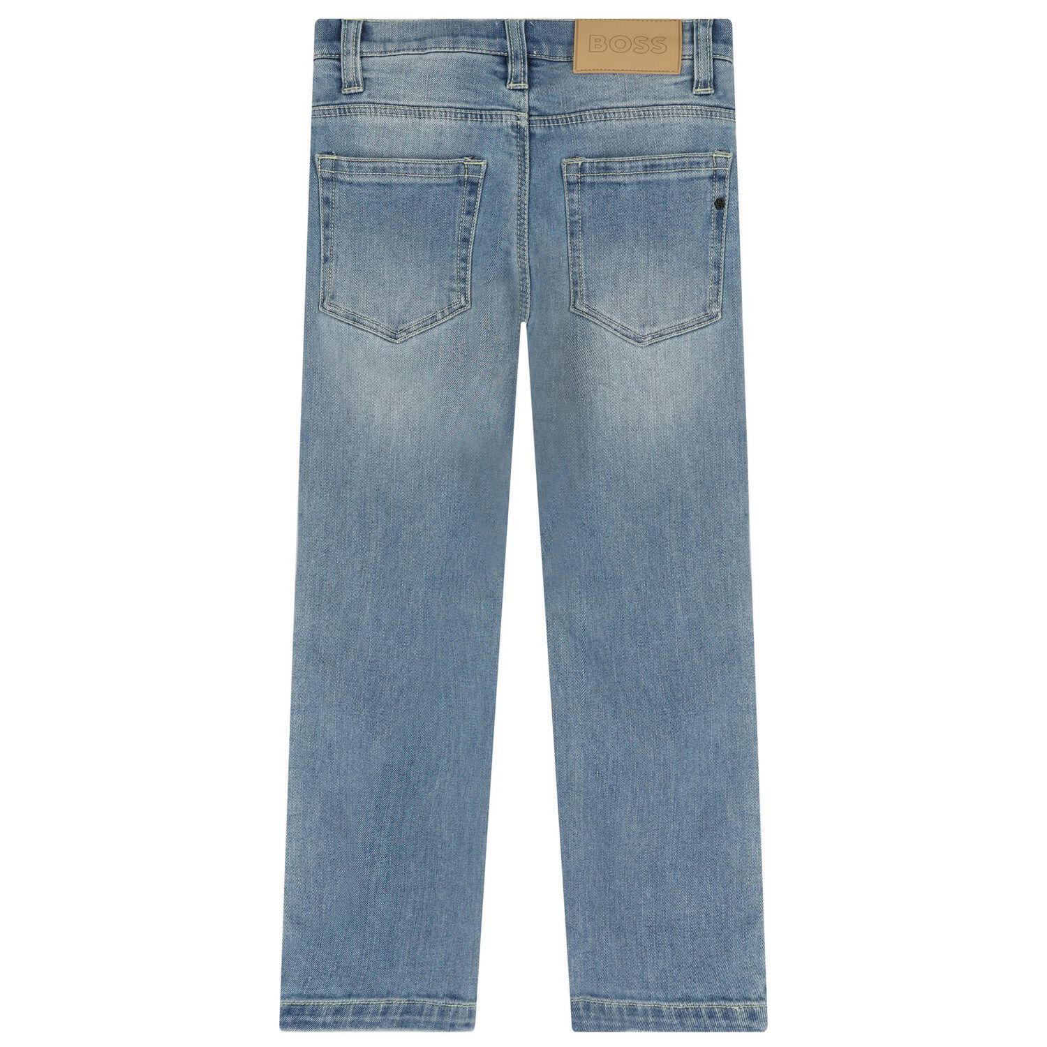 Boys Blue Denim Jeans, 1, hi-res image number null