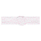 Baby Girls White & Pink Heart Print Headband, 2, hi-res