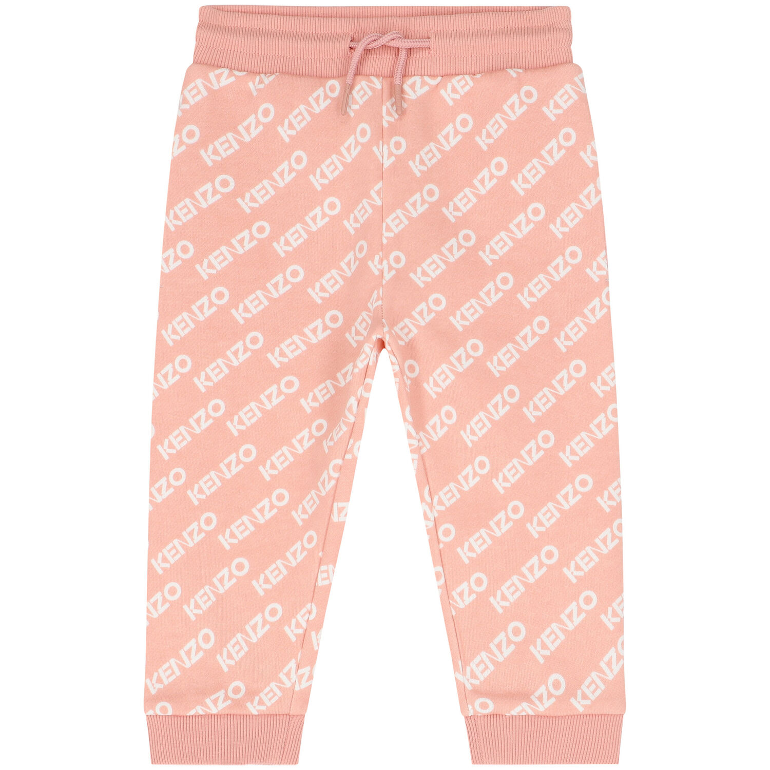 Younger Girls Pink Logo Tracksuit, 1, hi-res