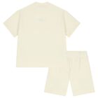 Boys Ivory Logo Shorts Set, 2, hi-res