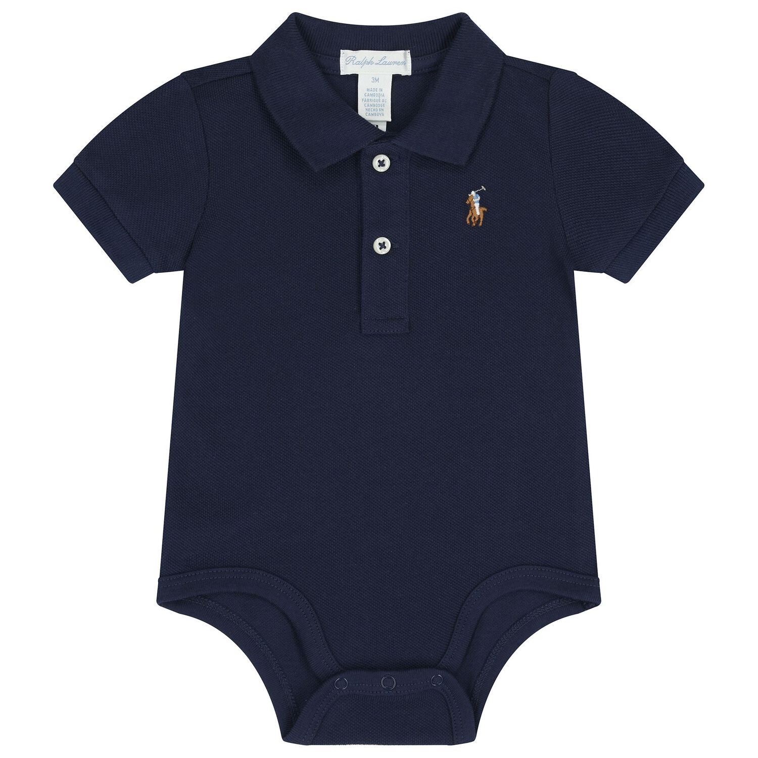 Boys Navy Blue Logo Babysuit Gift Set, 1, hi-res