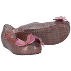 Younger Girls Pink Butterfly Jelly Shoes, 1, hi-res