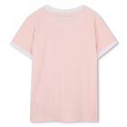 Girls Pink & White Logo T-Shirt, 3, hi-res