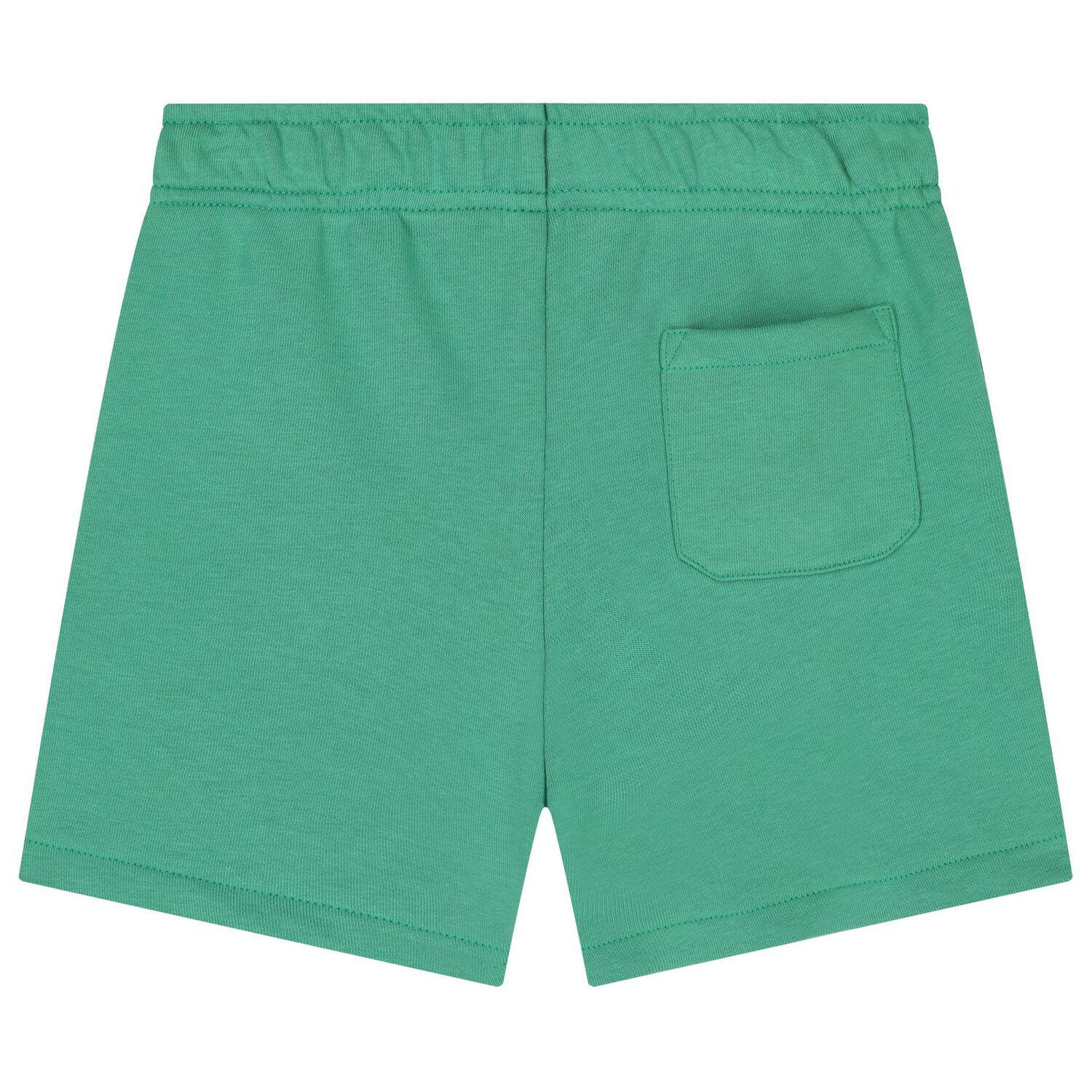 Boys Green Jersey Varsity Logo Shorts, 1, hi-res