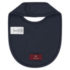 Boys Navy Blue & Gold Babygrow, Hat & Bib Gift Set, 1, hi-res