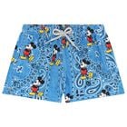 Boys Blue Mickey Mouse Swim Shorts, 1, hi-res