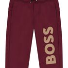 Boys Red Logo Joggers, 1, hi-res