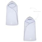 Baby Boys Blue Hooded Reversible Baby Nest, 1, hi-res