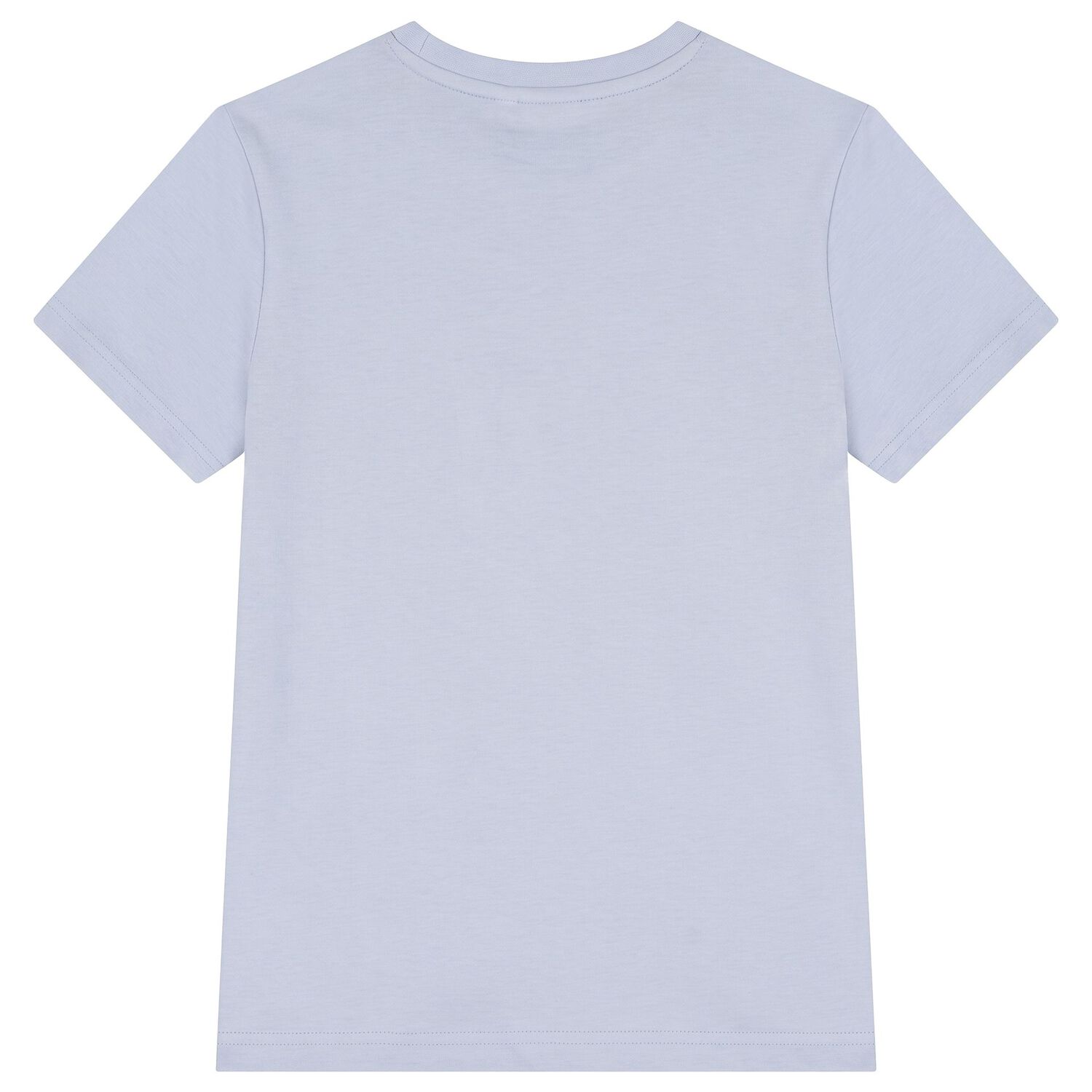 Boys Mini Me Blue Logo T-Shirt, 2, hi-res