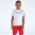 Boys White Logo T-Shirt, 2, hi-res