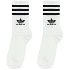 White Logo Crew Socks ( 3-Pack ), 1, hi-res