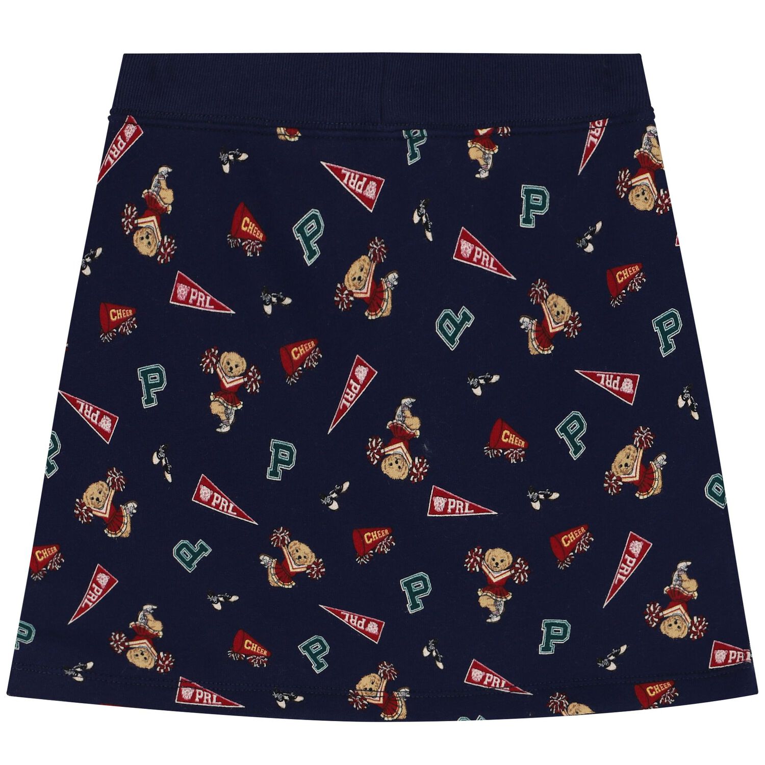 Girls Navy Blue Logo Skirt, 1, hi-res image number null