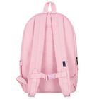 Girls Pink Canvas Polo Bear Backpack ( 44cm ), 3, hi-res