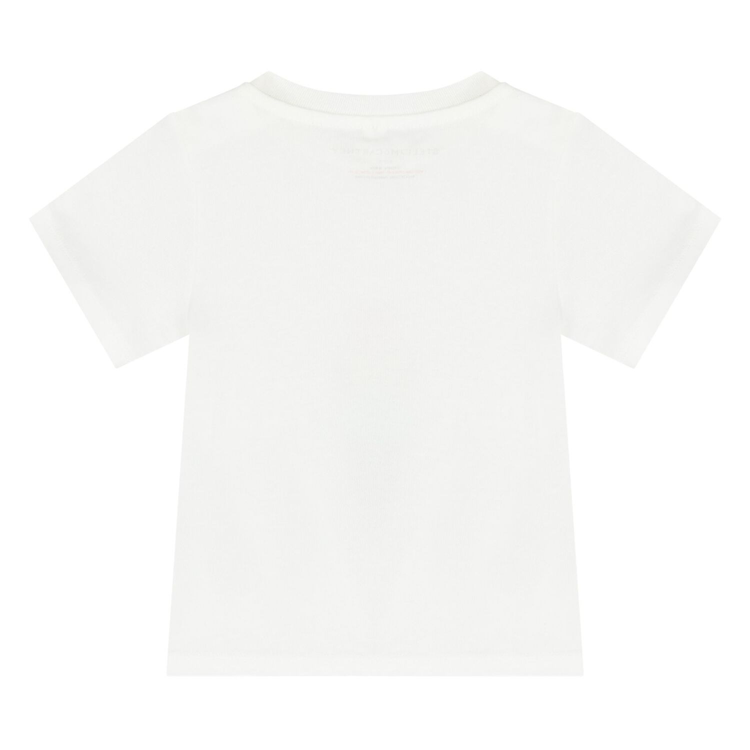 Younger Girls White & Pink Cat T-Shirt, 1, hi-res