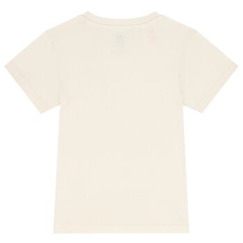 Ivory Trefoil Logo T-Shirt