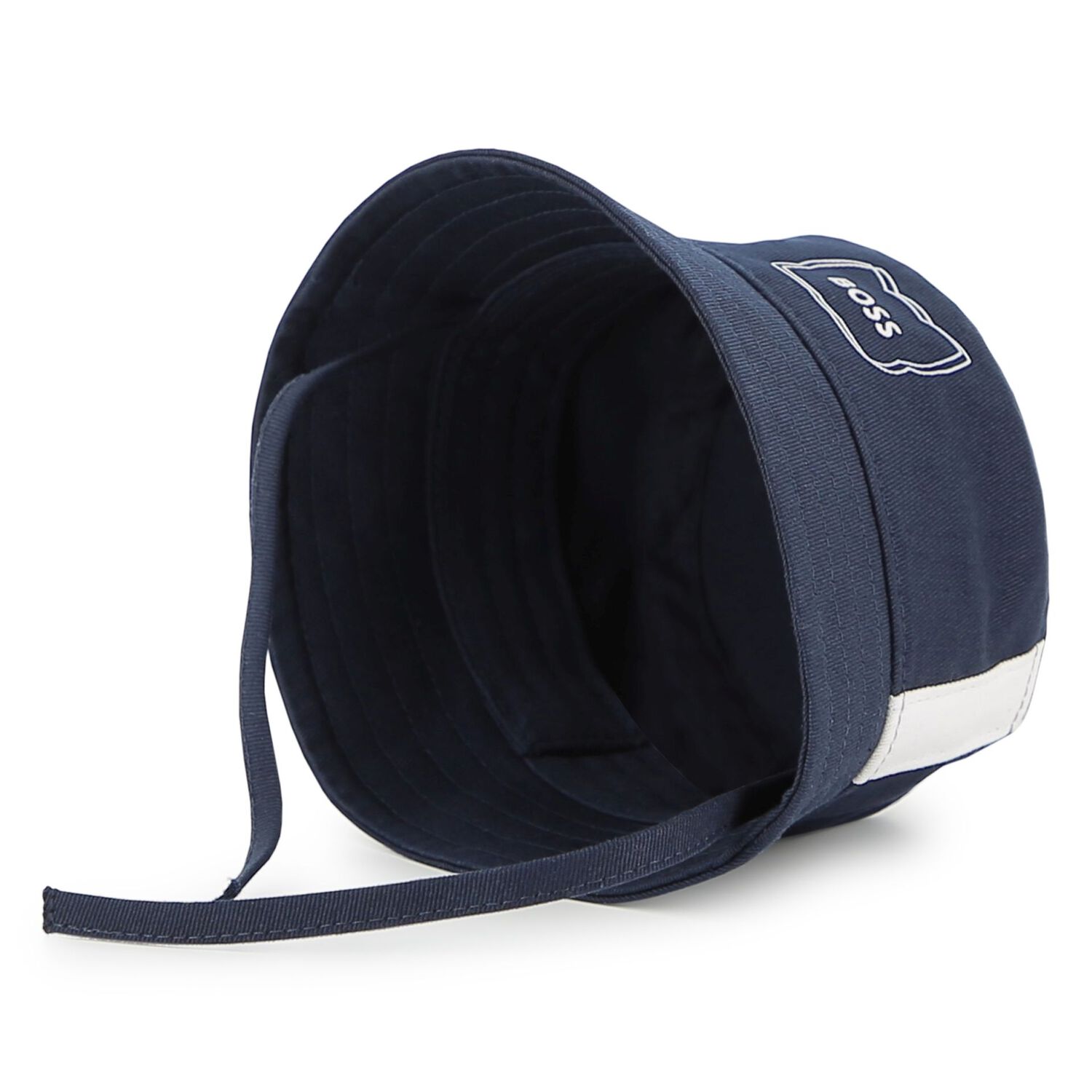Baby Boys Navy Blue Bucket Hat, 1, hi-res