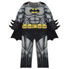 Boys Black & Grey Batman Costume, 1, hi-res