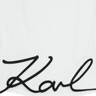 Girls Mini Me White Logo T-Shirt, 1, hi-res