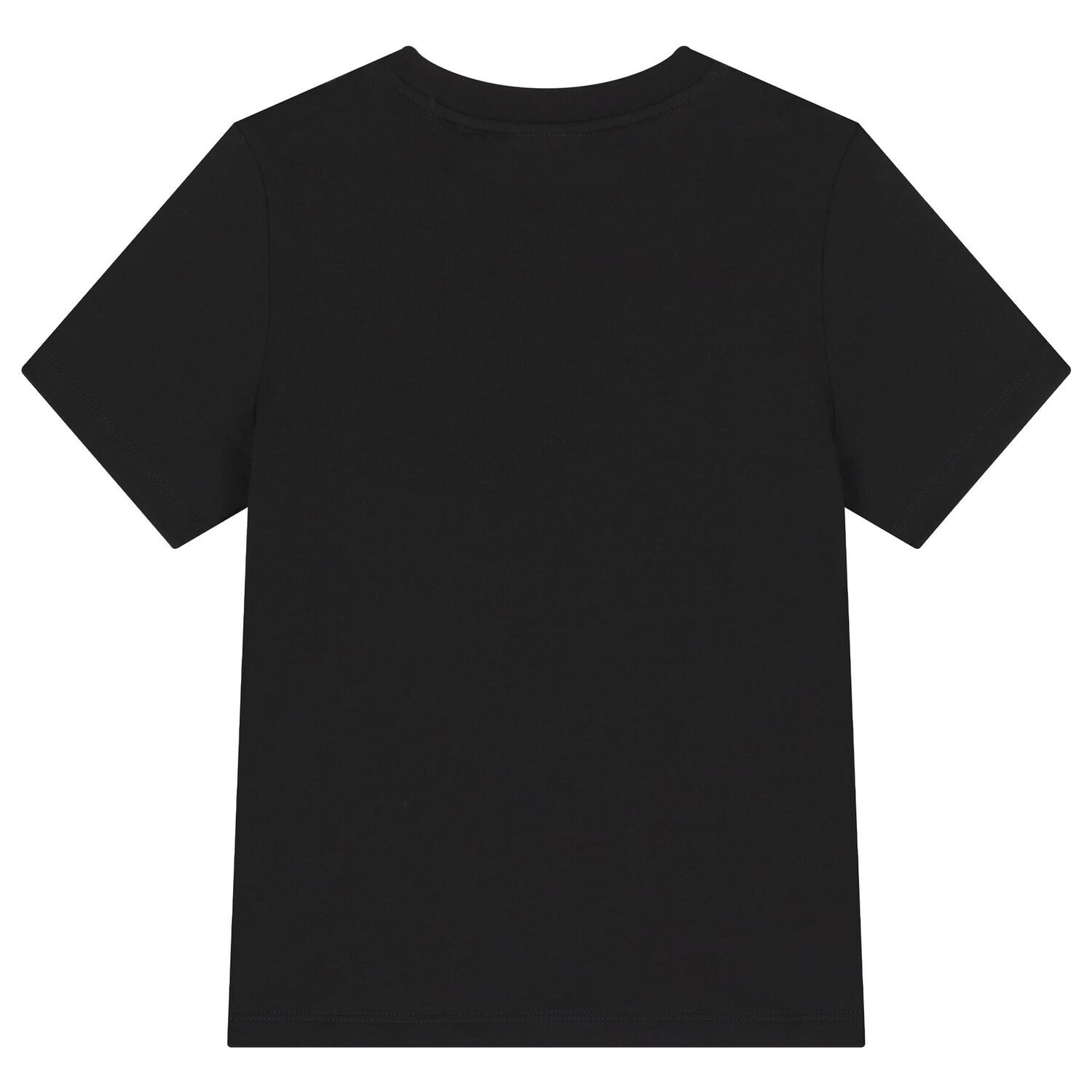 Boys Black Logo T-Shirt, 6, hi-res