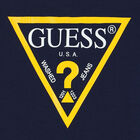 Boys Navy Logo Long Sleeve Top, 3, hi-res