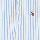 Girls Blue Logo Polo Dress , 1, hi-res