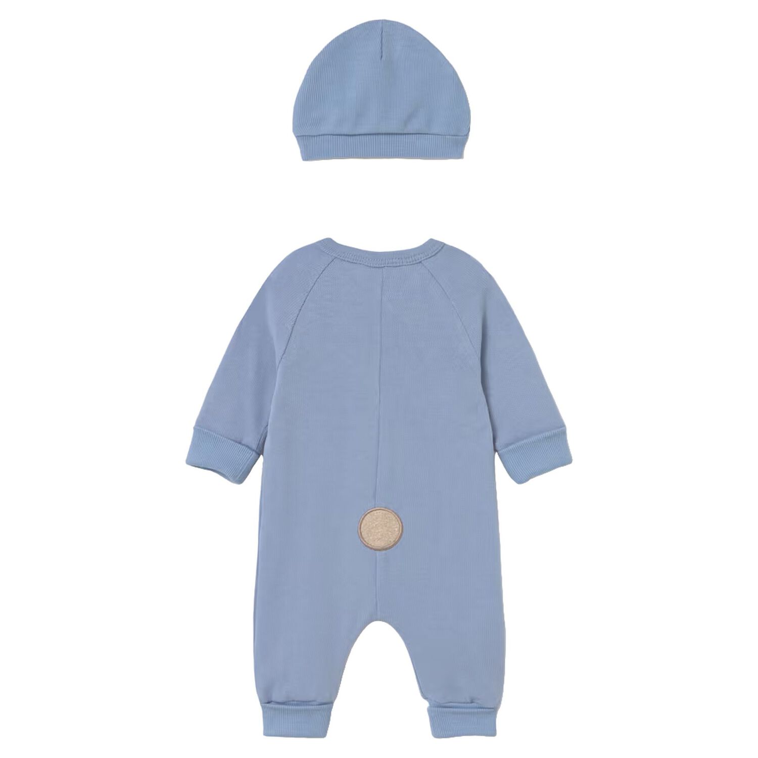 Baby Boys Blue Teddy Bear Romper Gift Set, 2, hi-res