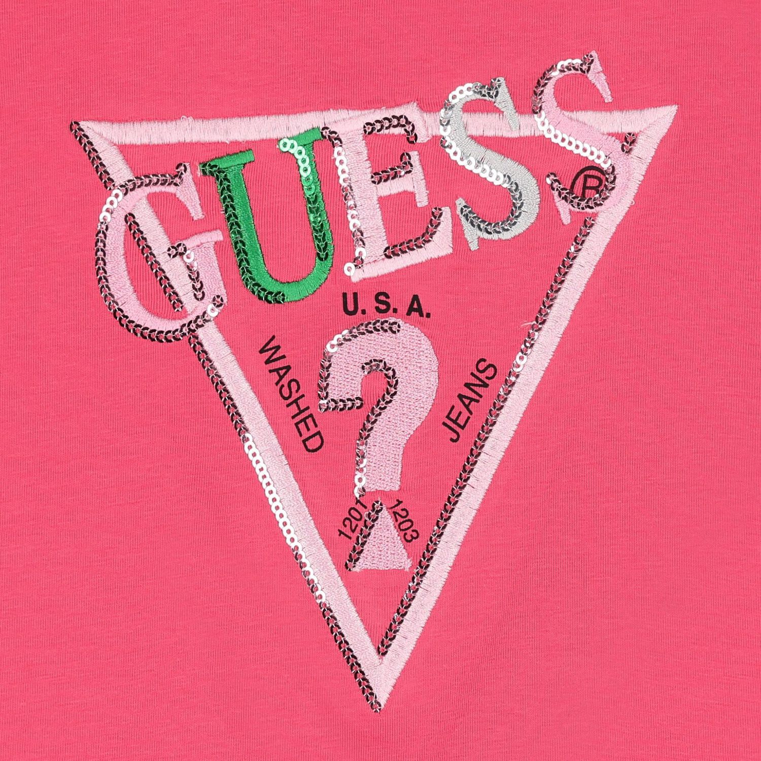 Girls Pink Logo T-Shirt, 2, hi-res image number null