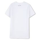 Girls White Bag Dress, 1, hi-res