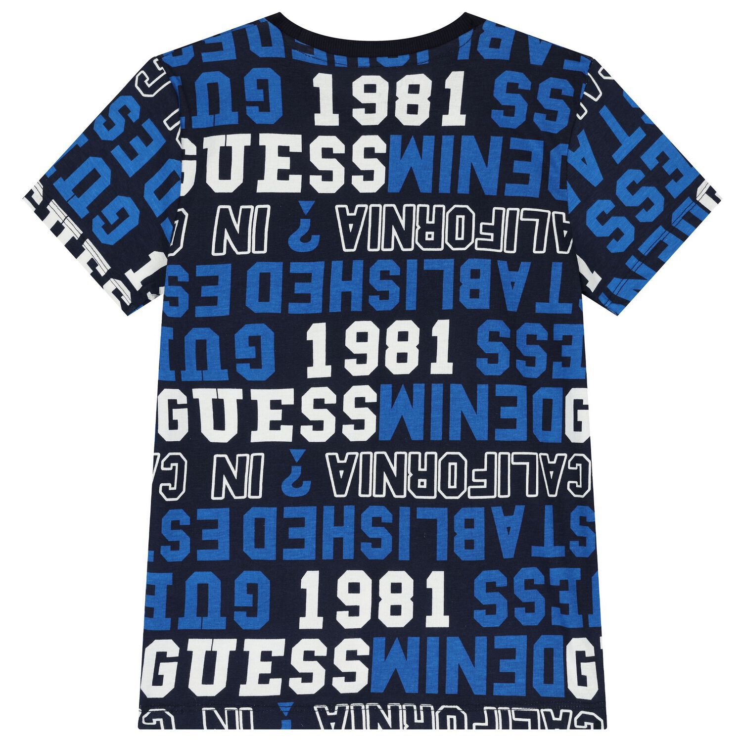 Boys Navy Blue Logo T-Shirt, 4, hi-res image number null