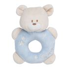 Baby Boys Blue Bear Rattle Toy, 1, hi-res