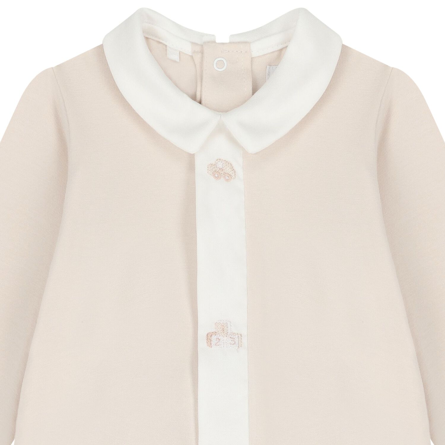 Beige & White Babygrow Set, 2, hi-res image number null