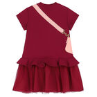 Girls Cranberry Logo Bag Dress, 1, hi-res