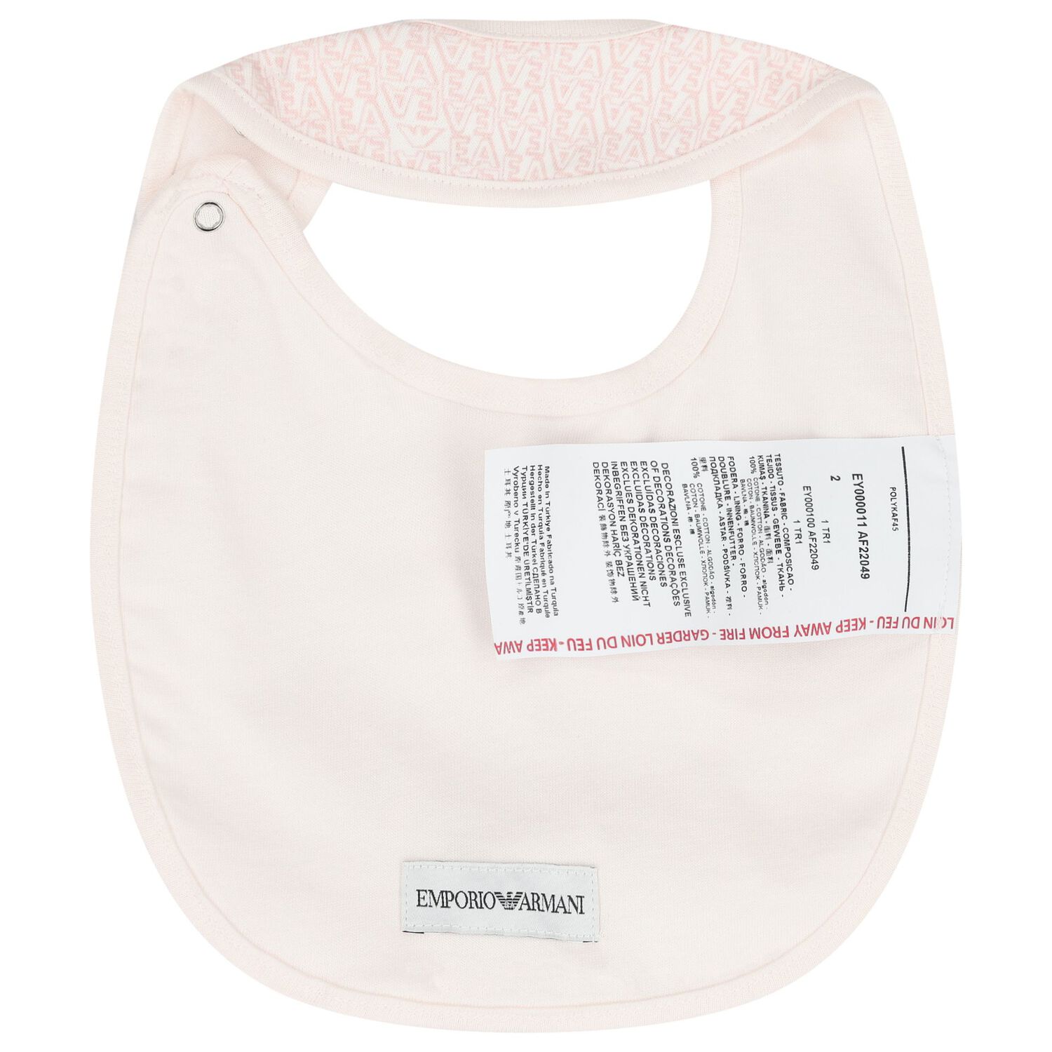 Baby Girls Pink Logo Babygrow Set, 4, hi-res