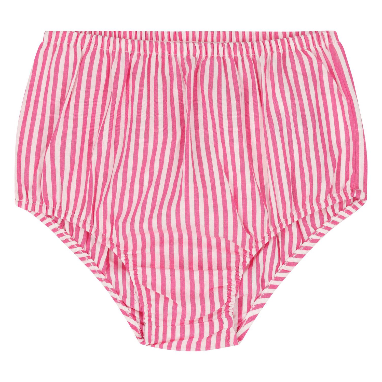 Baby Girls Pink, Yellow & Blue Stripe Shirt Dress, 1, hi-res