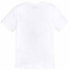 Girls White & Silver Logo T-Shirt, 1, hi-res