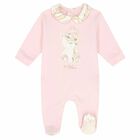 Pink & Beige Geo Map Babygrow, 2, hi-res