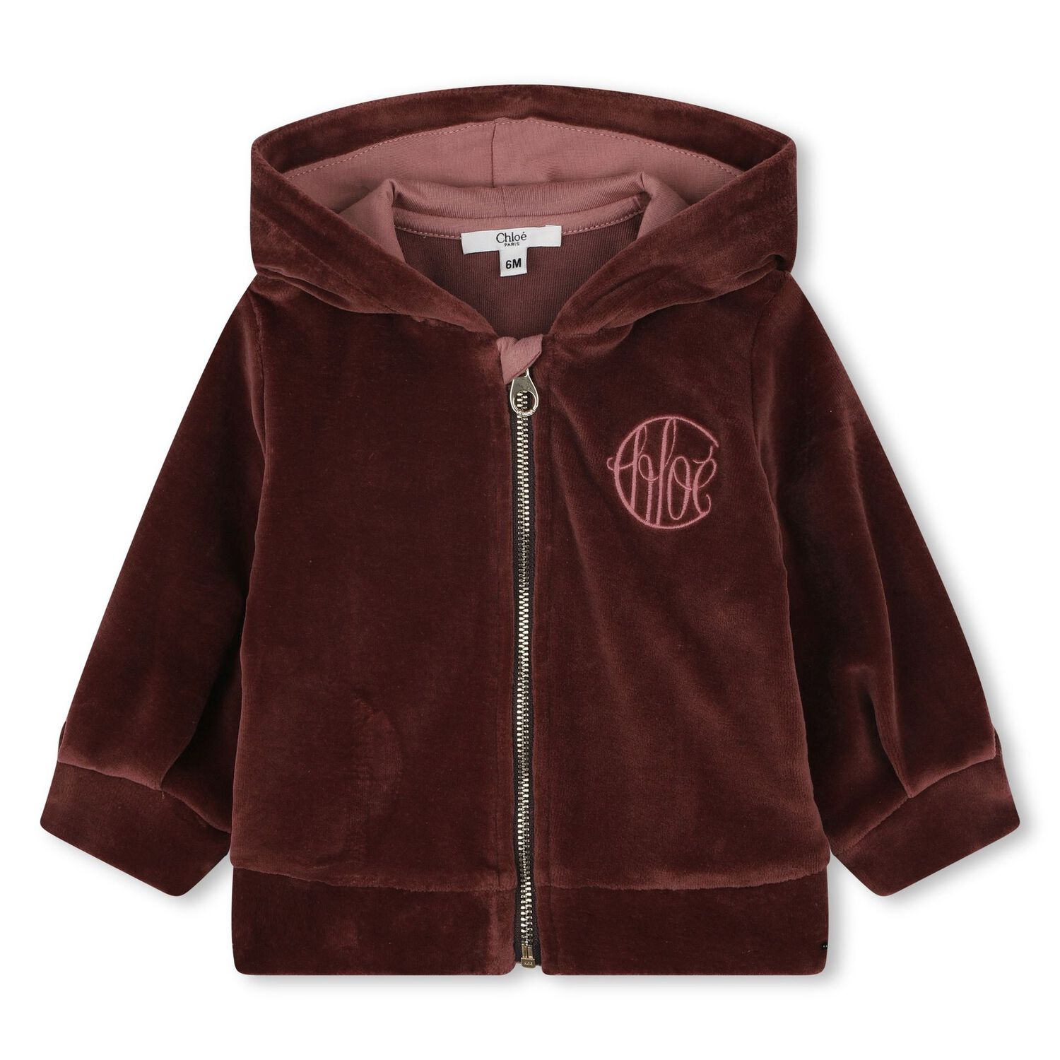 Younger Girls Burgundy Logo Tracksuit, 1, hi-res image number null