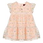 Younger Girls Pink Dress, 2, hi-res