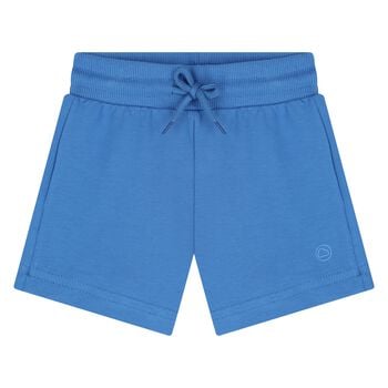 Younger Boys Blue Logo Shorts