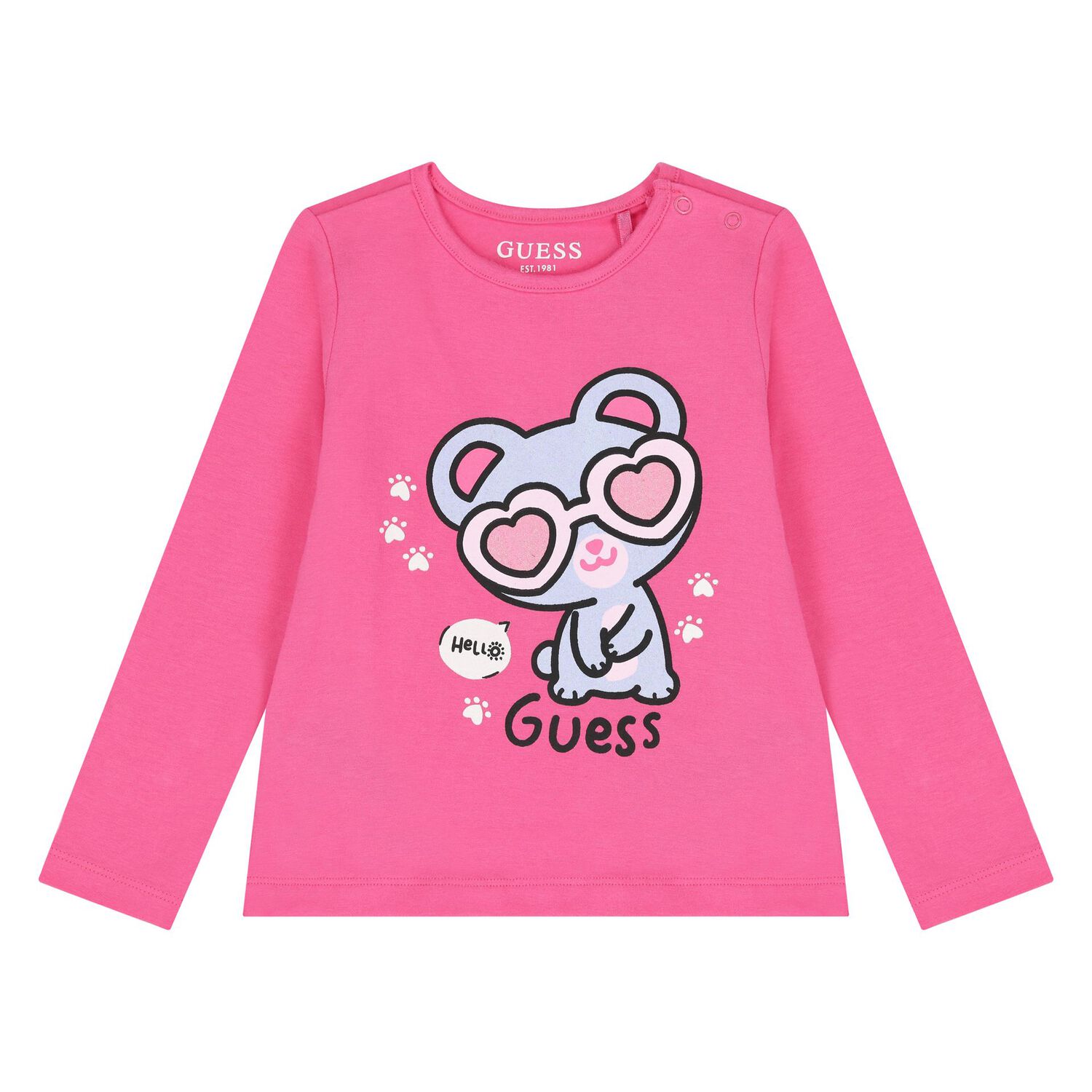 Younger Girls Pink & Blue Logo Trousers Set, 1, hi-res image number null