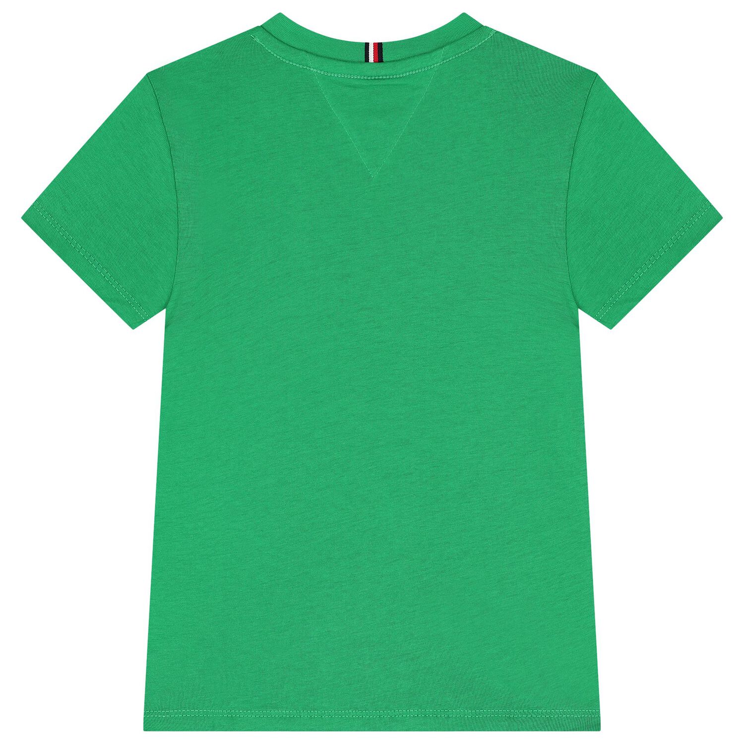 Boys Green Flag Logo Cotton T-Shirt, 3, hi-res