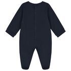 Navy Blue & Gold Logo Babygrow Gift Set, 1, hi-res