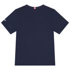 Boys Navy Blue Popcorn T-Shirt, 1, hi-res